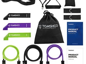 💄 Bandas elásticas TOMSHOO con distintas resistencias y accesori