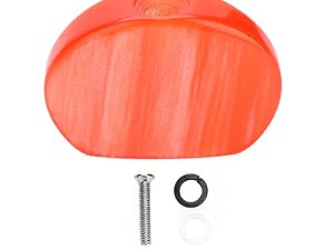 Clavija de Afinación, Cabezal de Afinación Respetuoso con el Medio Ambiente, Mano de Obra Exquisita Superficie Lisa Y Duradera Vida útil Prolongada para Reparación de Guitarras(Perla roja Ovalada)