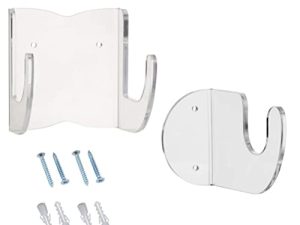 Housoutil 1 Set Electric Guitar Monte en La Pared Acrílico Guitarra Colgante Rack Guitarra Pantalla Pantalla de Pared Soporte Soporte Estante para Guitarras Acústicas Populares Ukulele Y