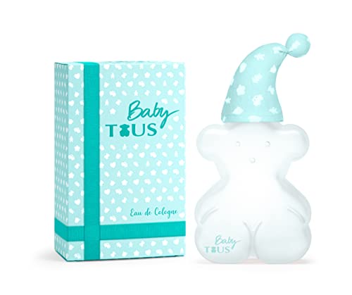 Baby Tous, Eau de Cologne para Bebé sin Alcohol, Fragancia Floral Almizclada, 100 ml con Vaporizador