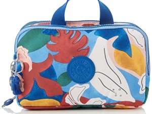 Kipling JACONITA, Neceser, Bolsa de Aseo con Varios Compartimentos, 22.5 cm, 3 L, Naranja (Botanical Prt)