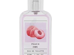 Hombre Mujer Flores Frutas Perfume Ligero, Eau de Toilette Spray, Fragancia Floral de Estudiante de Larga Duración 50ml(5214-1 Melocotón)