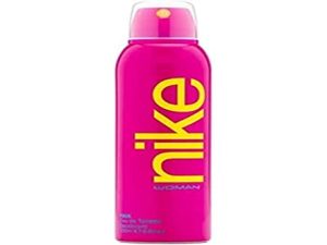 NIKE Woman Pink Eau De Toilette, Desodorante En Spray Para Mujer, color Negro, Estándar, 200 ml
