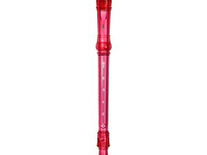 YAMAHA YRS20BP – Flauta dulce soprano, color Rosa transparente, 1 unidad (3 piezas)