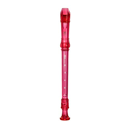 YAMAHA YRS20BP - Flauta dulce soprano, color Rosa transparente, 1 unidad (3 piezas)