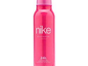 Nike – Trendy Pink, Desodorante Mujer, en Formato Spray, Desodorante Natural y Anti-Manchas, Femenino, Fresco y Juvenil, Fragancia Floral y de Larga Duración – 200 ml