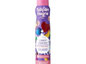 TULIPAN Negro Desodorante Spray Candy Fantasy 200 ml, Talla única