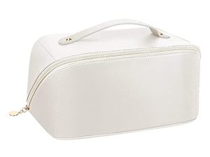 AVCXEC Bolsas de Aseo para Mujeres, Bolsa de Cosméticos de Viaje de Gran Capacidad, Neceser de Viaje para Maquillaje, Bolsa de Maquillaje de PU, Impermeable Bolsa de Lavado de Viaje Multifuncional