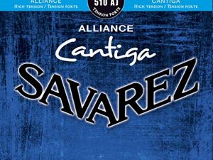 Savarez 656227 – Cuerdas para Guitarra Clásica Alliance Cantiga juego 510AJ Tensión alta, azul