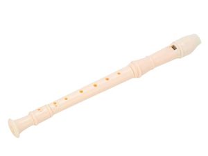 Instrumento de Flauta Dulce, Flauta Dulce Soprano Flexible para Tocar, Mejor Sellado para Escenario(Blanco)