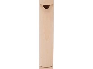 Silbato Deslizante, Flauta de Madera Resistente Al Desgaste, Instrumento Educativo de Juguete para Niños, Flauta de Cambio de Voz Push Pull(Color madera)