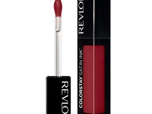 REVLON ColorStay Satin Ink Pintalabios líquido permanate acabado brillo satinado Gama Morados Tono 005 Silky Sienna