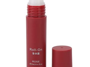 Saluaqui Roller Perfume, Fragancia Refrescante de Larga Duración, Hidratante Roll On Perfume, Alivio del Estrés y Aceites Esenciales para Dormir Roll On para Hombres Mujeres (Rosa del desierto)