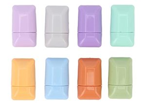 Juego de 8 Pintalabios de Maquillaje en Cápsula Mini, Duradero, con Textura de Terciopelo Mate, Portátil, Resistente Al Agua, Colorido, Caramelo, Bonito Kit de Maquillaje de