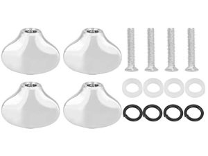 Tapa de clavija de afinación para ukelele, tapa de clavija de afinación, principiante duradera para principiantes, jugadores, estudiantes(Silver)