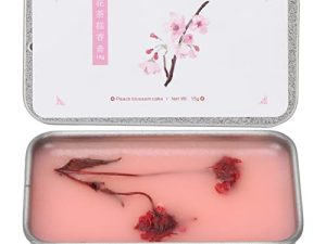 Perfume Mujeres 12G Perfume Sólido Seguro Elegante Portátil Melocotón Té Blanco Bálsamo Sólido Para Mujeres