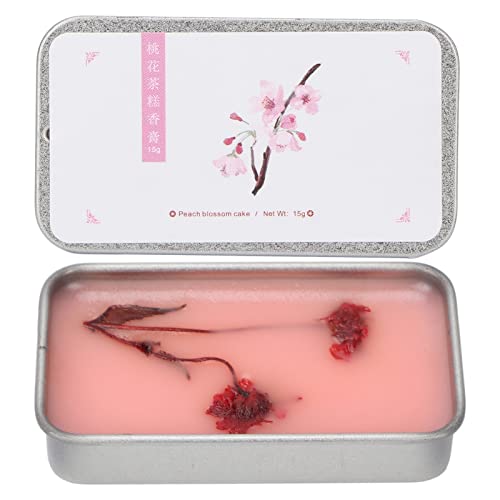 Perfume Mujeres 12G Perfume Sólido Seguro Elegante Portátil Melocotón Té Blanco Bálsamo Sólido Para Mujeres