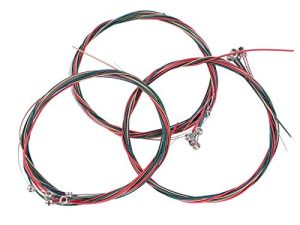 Cuerdas de Guitarra, Cuerdas de Guitarra de Acero Gran Regalo de Guitarra para Artistas Principiantes para Cuerdas Viejas o Dañadas(Cadena de color * 3)