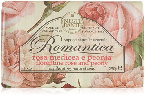 Nesti Dante - Romantica rosa y peonía - Jabón - 250 g
