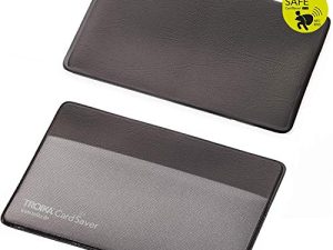 Troika CAS01/BK – Funda para Tarjeta de crédito, 9 cm, Color Negro