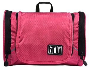 ehsbuy Colgante Neceser Mujer y Hombre Resistente al Agua Bolsa de Aseo Grande Neceser Viaje para Maquillaje, Cosméticos, Artículos de Tocador, Vacaciones, Negocios