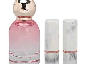 Juego de Pintalabios de Perfume para Mujer, Fragancia Transparente con Sabor Floral con 2 Barras de Labios, Juego de Regalo de 3 Piezas para Mujer