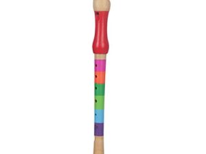 ULTNICE – Flauta dulce de madera con 8 agujeros, soprano, instrumento de viento para niños (color al azar)