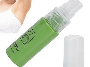 Saluaqui Desodorante Corporal en Spray de 20 Ml, Desodorante Antitranspirante, Spray Antitranspirante Suave de Verano, para Prevenir el Olor Corporal, sin Marcas Blancas