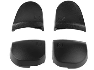 Tapas de Botón de Gamepad, L1 L2 R1 R2 ABS Protector Reparación de Ajuste Cubierta de Botón de Gamepad Fuerte Resistencia a la Abrasión para PS5 para Joystick