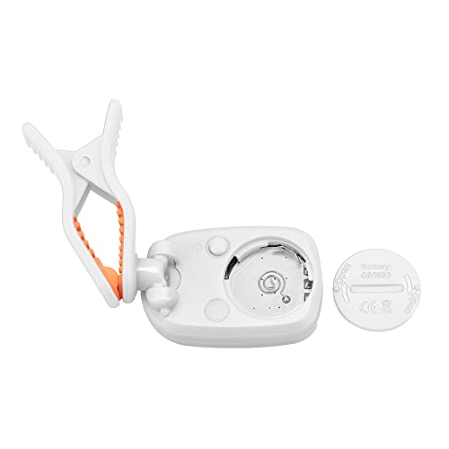 Afinador de Guitarra, Afinador de Violín Afinador de Metrónomo T30W Clip Automático Inteligente para Guitarras Eléctricas para Músicos(blanco)