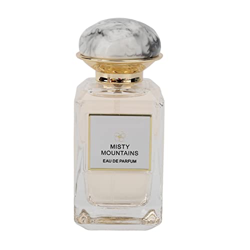 Perfume de Mujer 50ml Fragancia Oriental Mármol Cubierta de Botella Aspersor de Metal Toilette Fragancia de Larga Duración Perfume Spray Exquisito Adecuado para Maquillaje Uso Diario