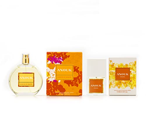 ANOUK - Original 100 + 30 ml, Perfume Mujer, Colonia Anouk Original, Perfumada, Eau de Toilette Femenina, Floral, Frutal y Fresca, Colonia Inconfundible, Elegante y de Larga Duración