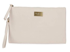 Pepe Jeans Lica Bolso de Mano Beige 22x17x2 cms Piel