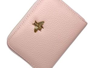 imeetu RFID Tarjetero de Crédito Cartera de Cuero con Cremallera con 12 Ranuras para Mujer