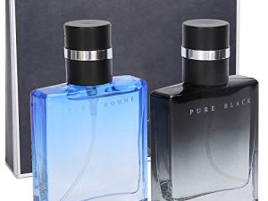 Eau De Toilette para Hombres, Kit De Perfume Masculino De 2 Piezas, Botella De Vidrio De 30 Ml Fragancia Duradera, Perfume en Aerosol De Sabor Ligero