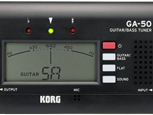 Korg GA50 afinador de guitarra negro