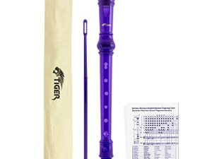 Tiger REC7-PU – Flauta dulce soprano, color morado