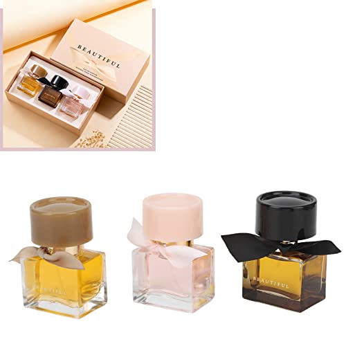 Set de Perfumes para Mujer, Eau de Toilette con 3 Botellas, Spray de Perfume para Mujer 30ml, Set de Spray de Perfume para Mujer