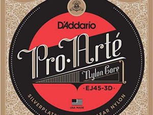 D’Addario EJ45-3D Clásico 6pieza(s) Nylon Guitarra cuerda para instrumento musical – Cuerdas para instrumentos musicales (Guitarra, Nylon, Clásico, 6 pieza(s))