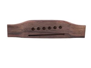 Juego de Guitarra Acústica, Piezas de Puente Completas, Mejor Tinte de Palisandro para Instrumento de Cuerda
