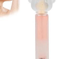 Lady Perfume, 20 Ml Fragancia Duradera Floral Fruta Eau De Toilette con Tapa De Botella en Forma De Oso, Aroma Afrutado De Melocotón, para Muñeca, Muslo, Cuello, Tobillo, Orejas,