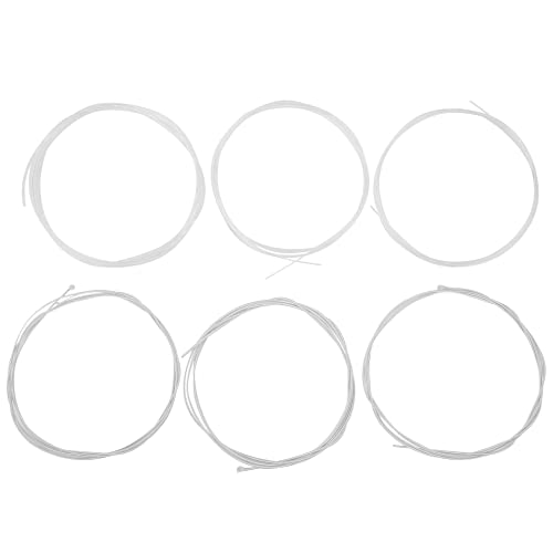 Cuerdas De Aleación Para Heridas, Cuerda De Guitarra 6 Piezas A Prueba De Herrumbre Duradera Para Instrumentos De Cuerda(Cuerdas de guitarra clásica)
