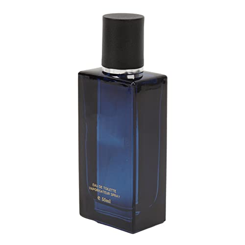 Perfume de Colonia para Hombre, Elegante Aroma Amaderado, 55 Ml, Azul Suave, para el Trabajo