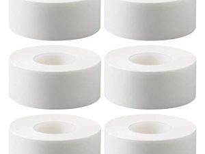 Garneck Almohadillas De Absorción De Sudor 6 Rollos Protector De Sudor para Cuello Forro Adhesivo Banda para El Sudor Sombrero Cuello Invisible Tiras para El Sudor para Hombres Y