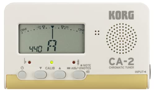 Korg Afinador digital cromatico CA-2 para instrumentos de cuerda e instrumentos de viento