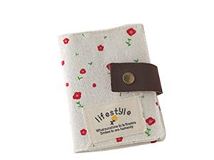 STOBOK Mujer Cartera Delgada Titular De La Tarjeta Delgada Para Las Mujeres Titular De La Tarjeta De Cuero Para Las Mujeres Monedero Pequeño Titular De La Cartera Mujer Monederos