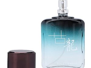Perfume para Hombres, 50 Ml Fragancia Ligera De Larga Duración con Notas Amaderadas Hombre Eau De Toilette Spray Azul