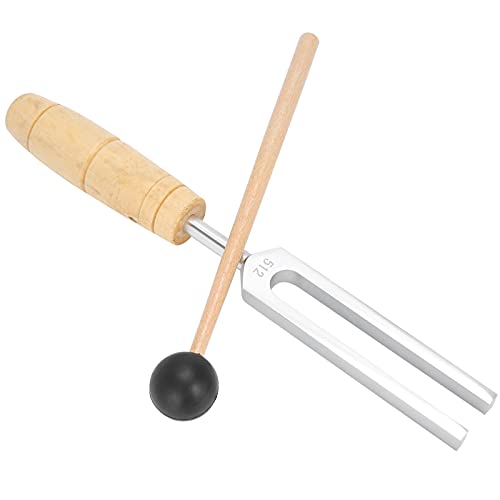 Tenedor de afinación, juego de herramientas de enseñanza de diapasón de enseñanza con martillo de madera para enseñar pruebas de nervios para experimentos físicos