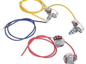 Arnés de Cableado de Guitarra, Perillas de Control de Bajos Arneses Cobre Electrónico Durabilidad para el Hogar para el Aula de Música para el Maestro