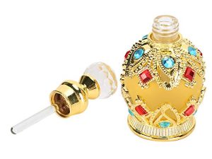 Perfumes de Mujer Parfum Musulmán Halal Dubai Retro Fragancias para Mujer Aceite Esencial Concentrado de Larga Duración Regalo de Perfume Vintage para Mujer Viaje San Valentín, 15